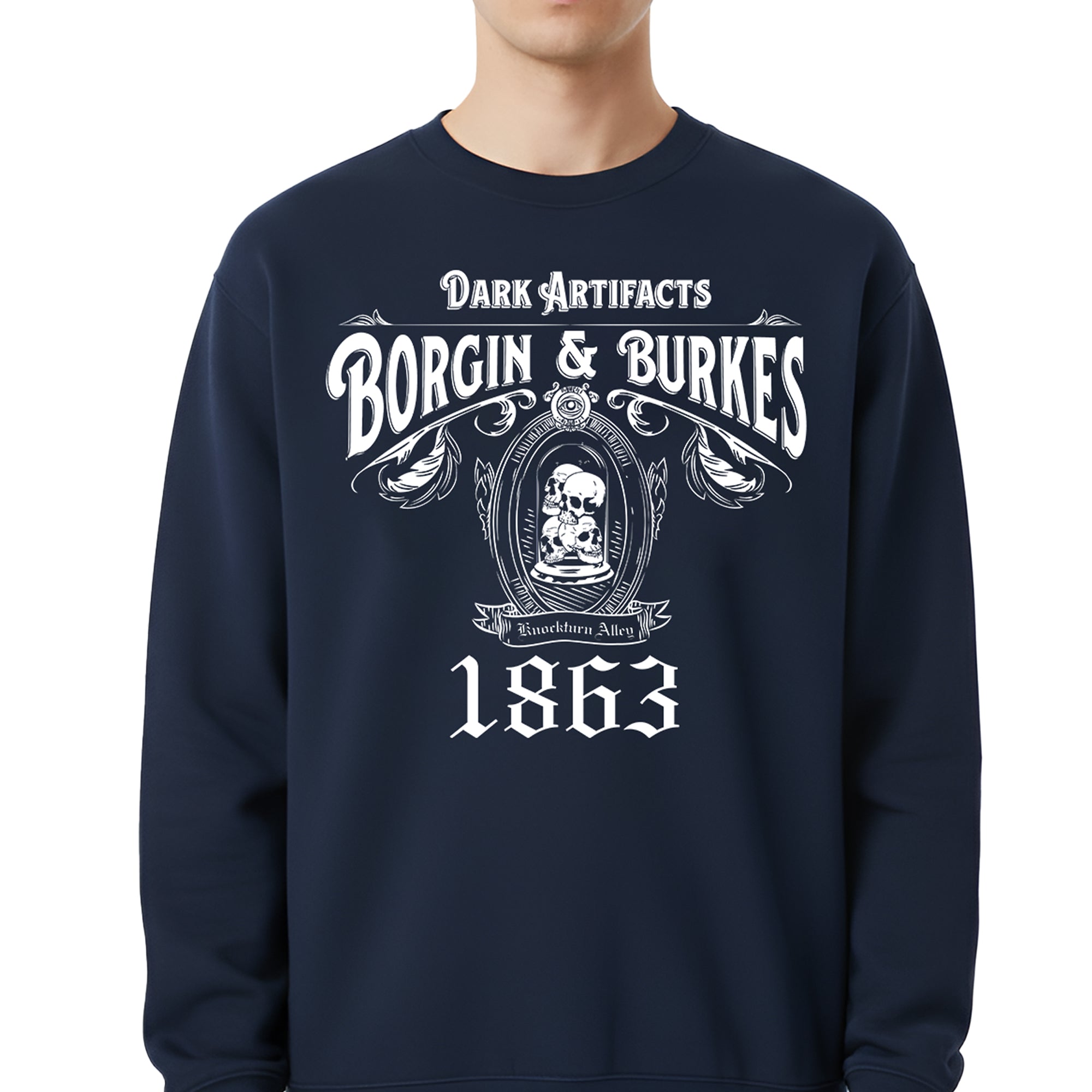 Sudadera Harry Potter Hombre Mujer Azul Marino Warner Original Dark Artifacts