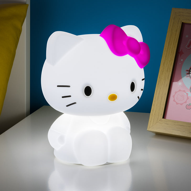 Lámpara Hello Kitty SquishyGlo Recargable Luz de Noche Original - Fan Army