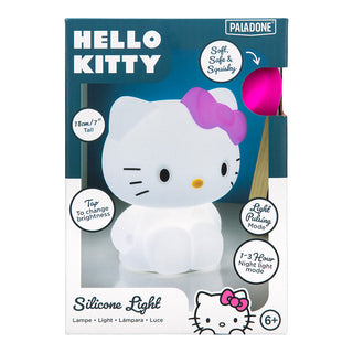 Lampara de Silicona Hello Kitty Recargable