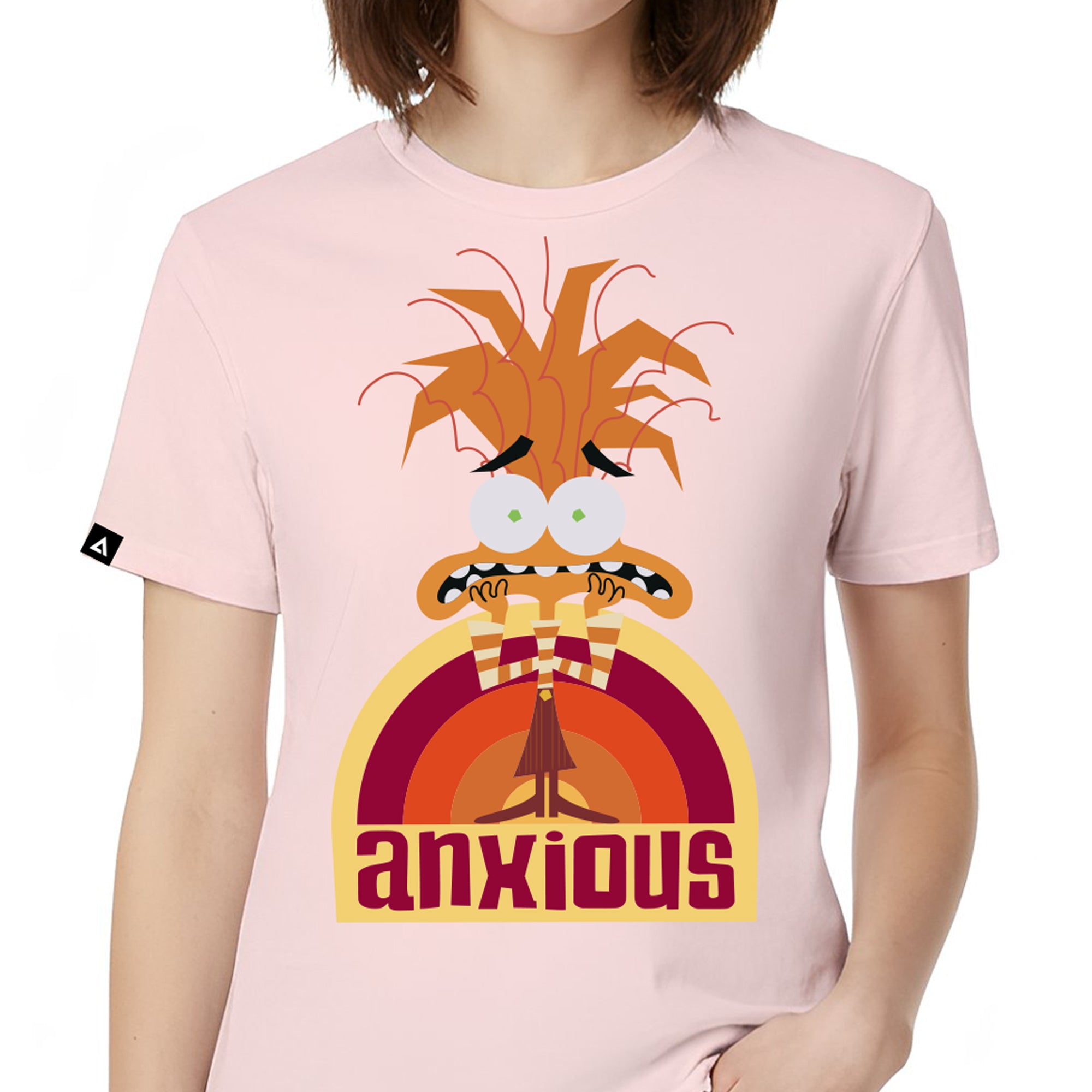 Playera Intensamente Hombre Mujer Rosa Disney Original Ansiedad