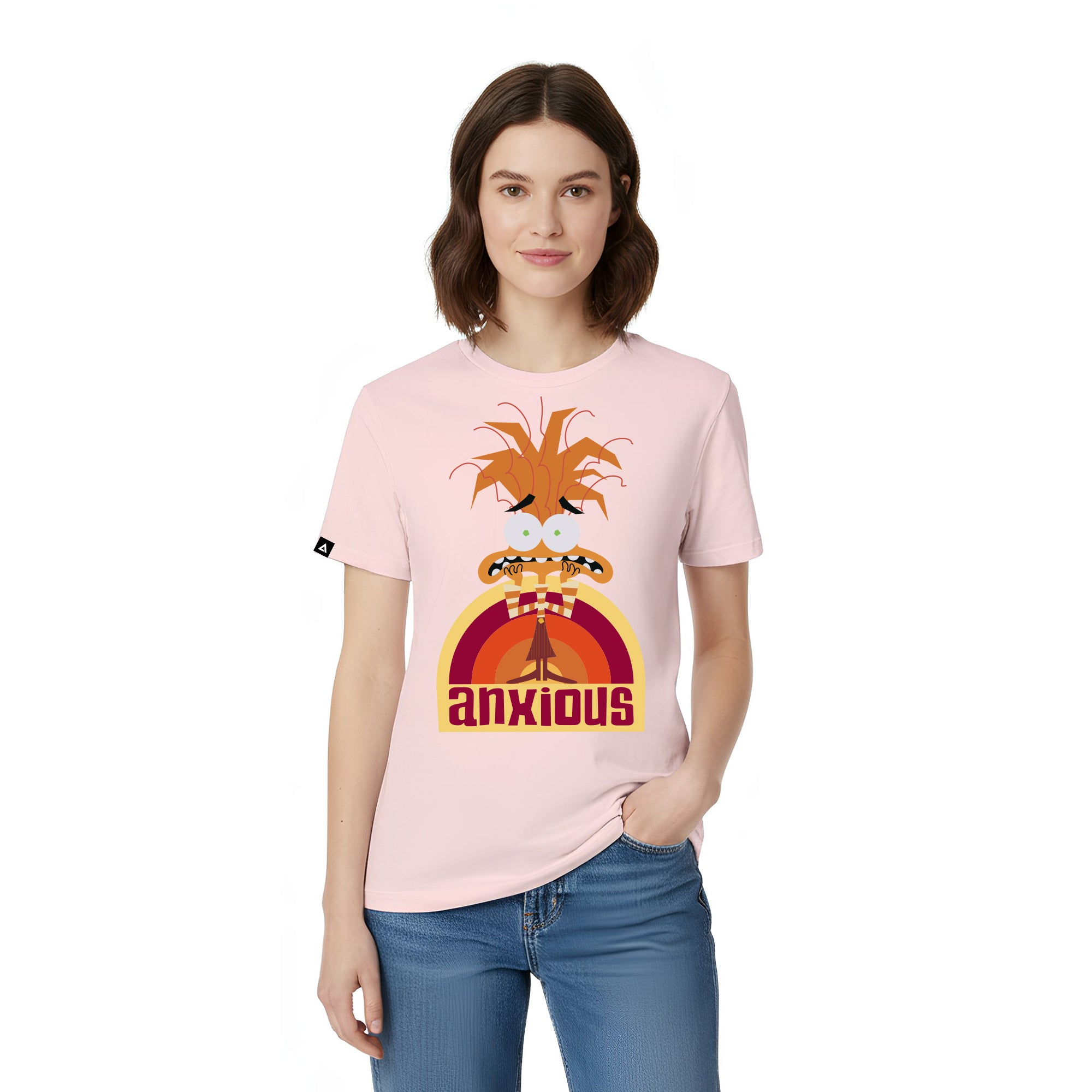 Playera Intensamente Hombre Mujer Rosa Disney Original Ansiedad