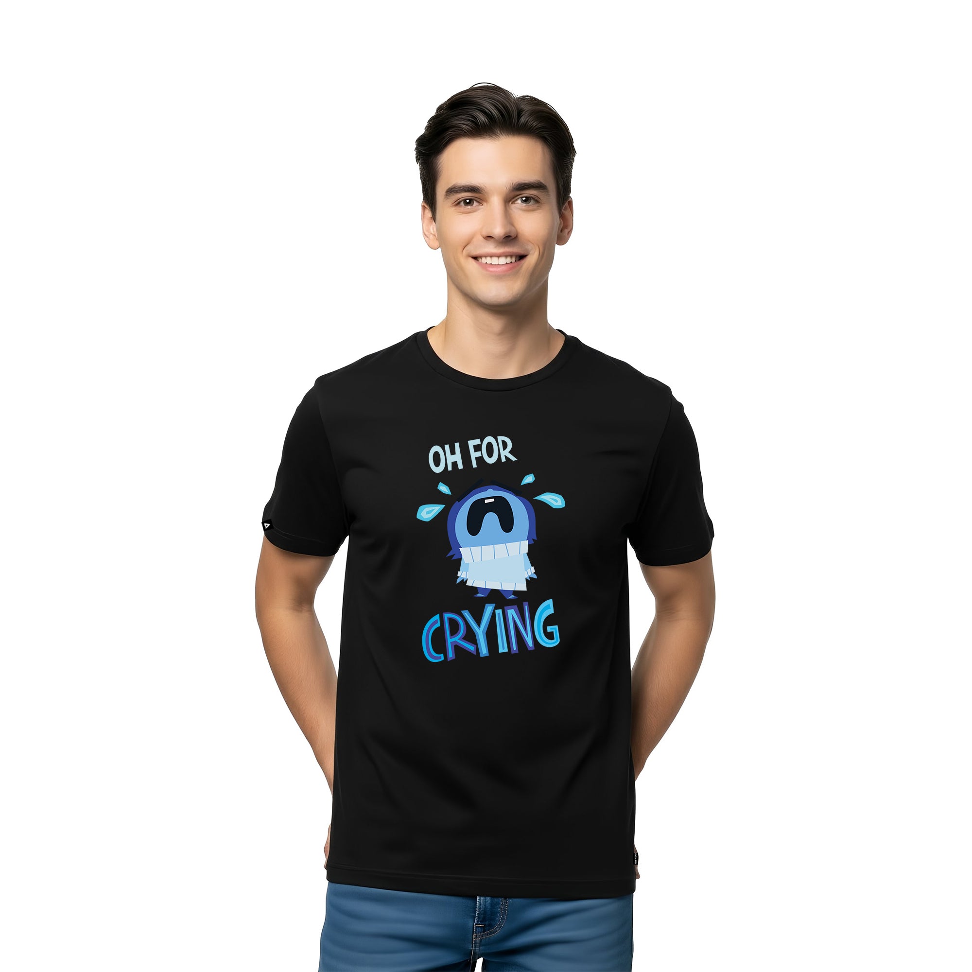 Playera Intensamente Hombre Mujer Negro Disney Original Crying