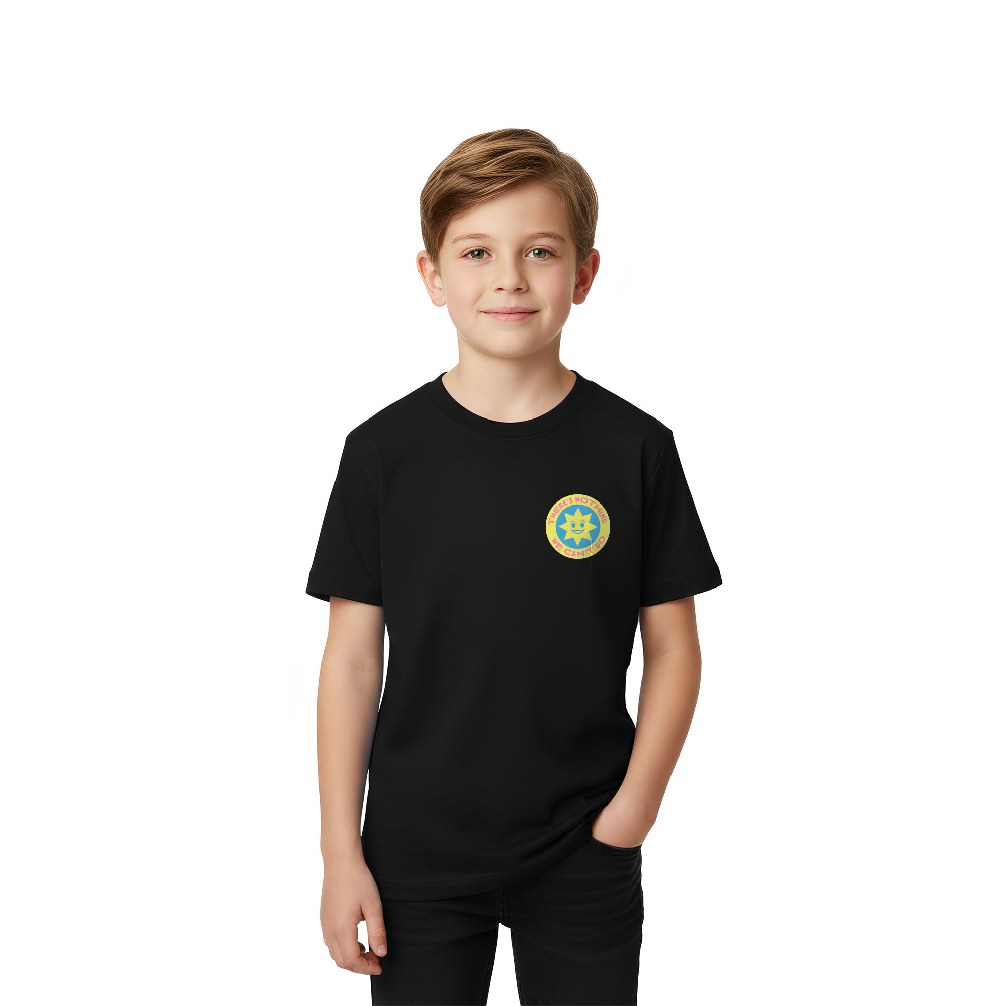 Playera Niño Intensamente niño Negro Disney Original Alegría