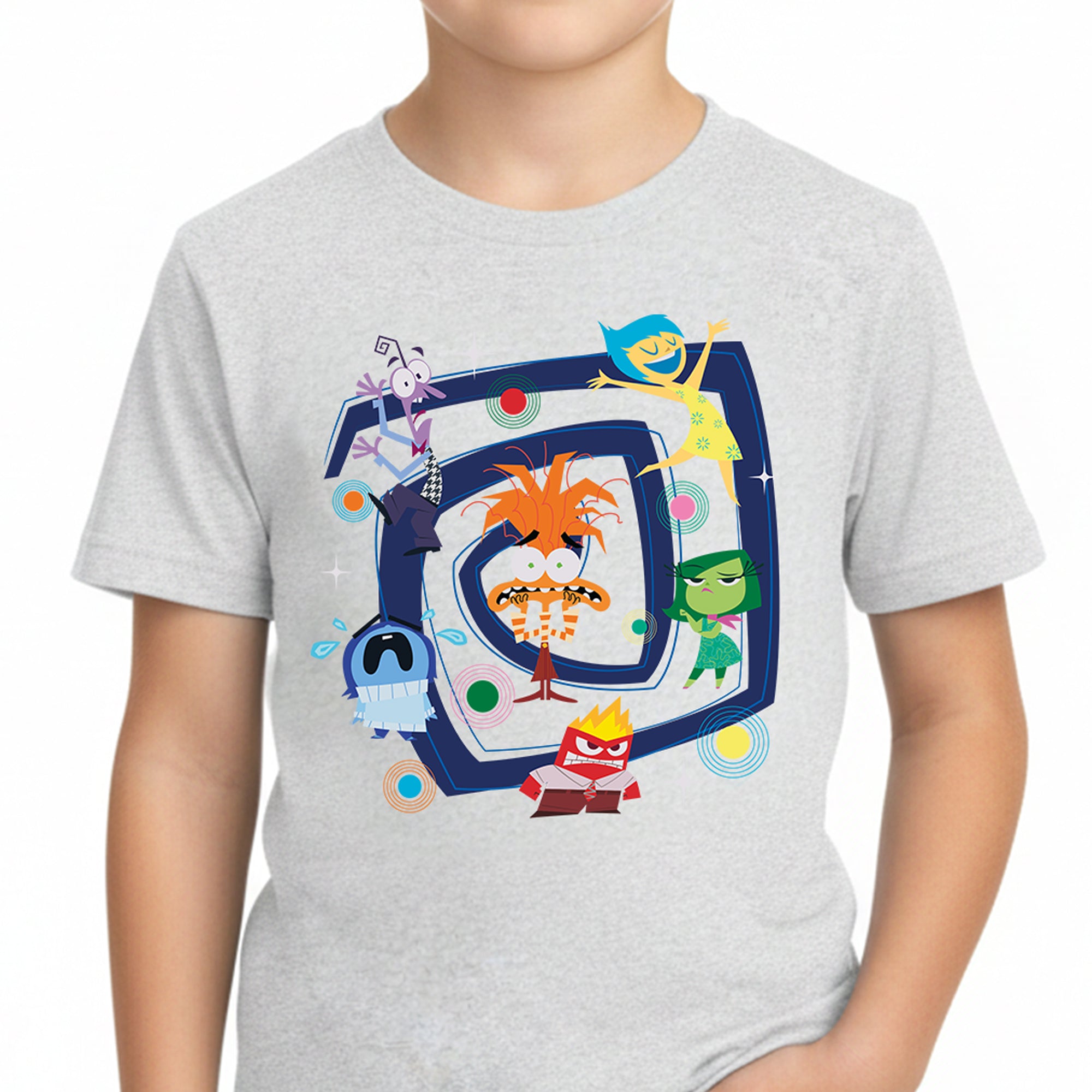 Playera Niño Intensamente niño Gris Disney Original Emociones