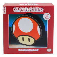 Super Mario Luz Decorativa de Hongo Nintendo Original