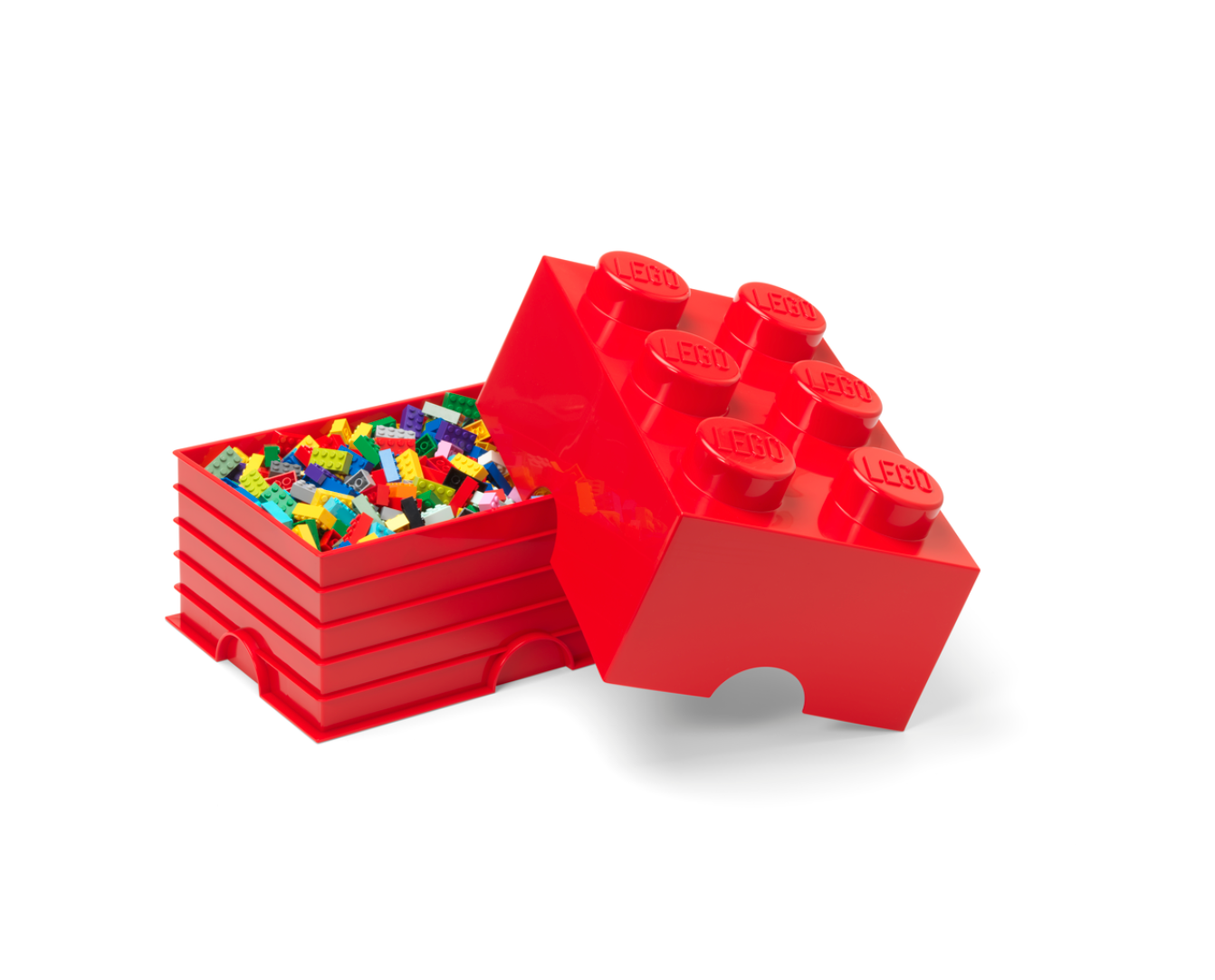 Lego Storage Caja Para Almacenar Forma Bloque 2x3 - Fan Army