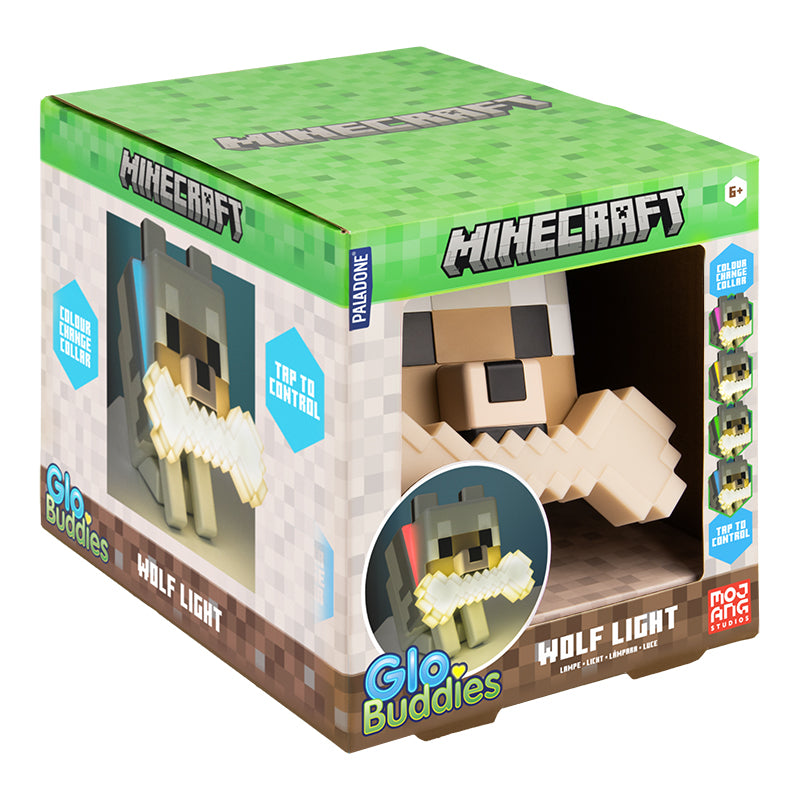 Lámpara Minecraft Lobo Luz de Noche Original - Fan Army