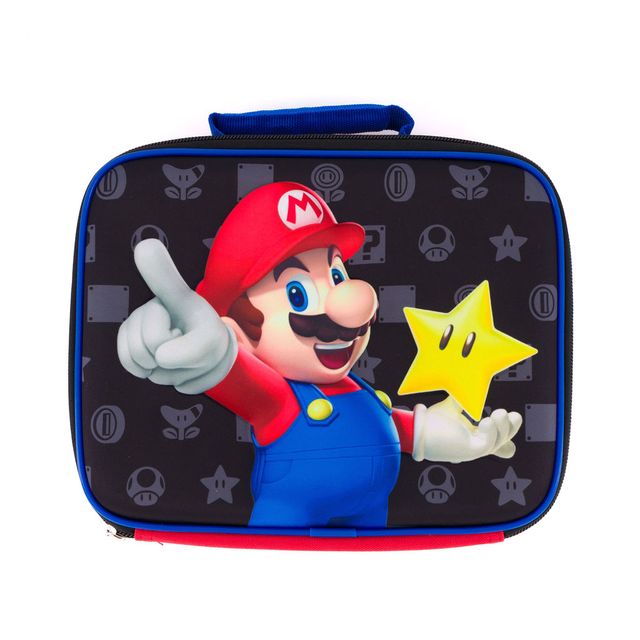 Super Mario Lonchera Para Niños 3D Nintendo original Bioworld - Fan Army