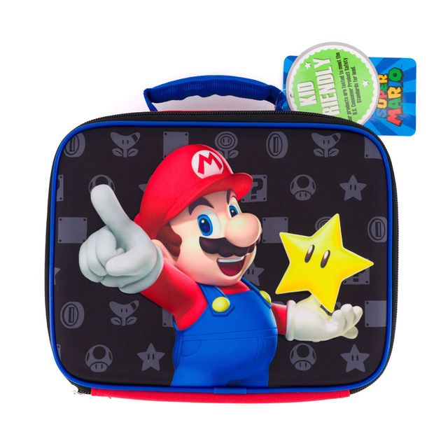 Super Mario Lonchera Para Niños 3D Nintendo original Bioworld - Fan Army