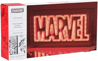 Marvel Lampara Luz Decorativa Neon Logo Original Paladone