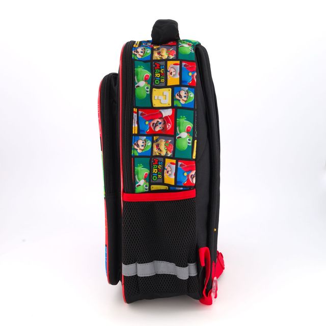 Super Mario Mochila Para Niños Escolar Stirpes Bioworld - Fan Army