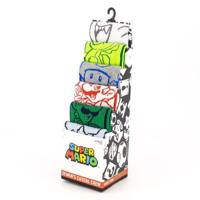 Pack de Calcetas Personajes Geek Nintendo Super Mario - Fan Army