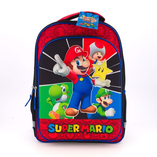 Super Mario Mochila Escolar Bioworld Original - Fan Army