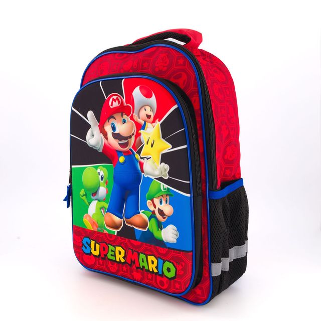 Super Mario Mochila Escolar Bioworld Original - Fan Army