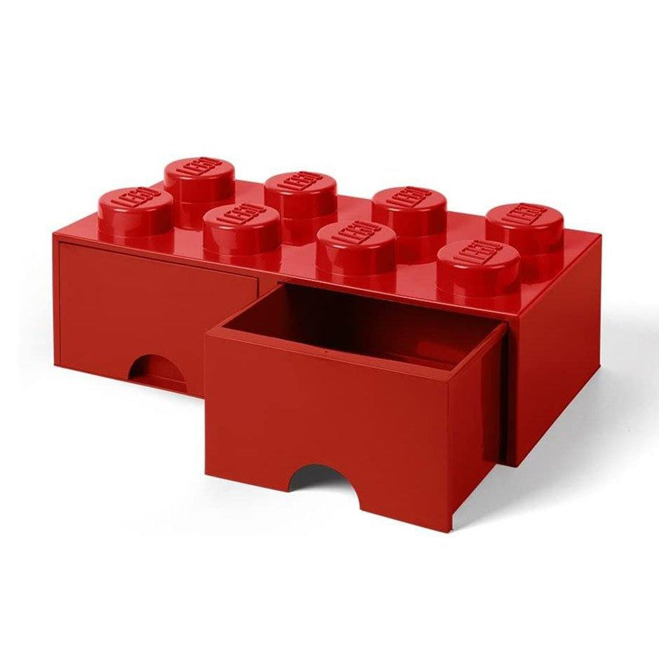 LEGO Storage, bloque con dos cajones para almacenar Brick 8 - Fan Army