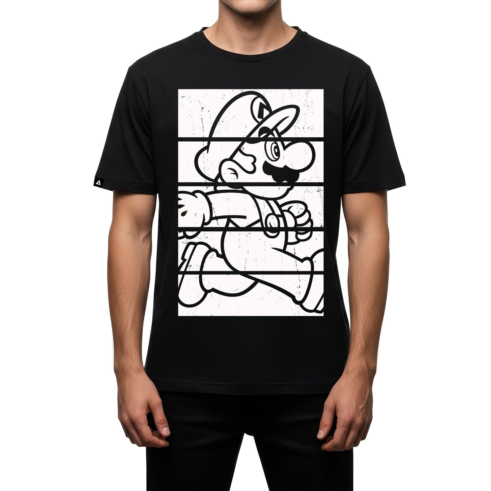 Playera Mario Bros Hombre – Mario Stripes | Estilo Urbano Gamer - Fan Army