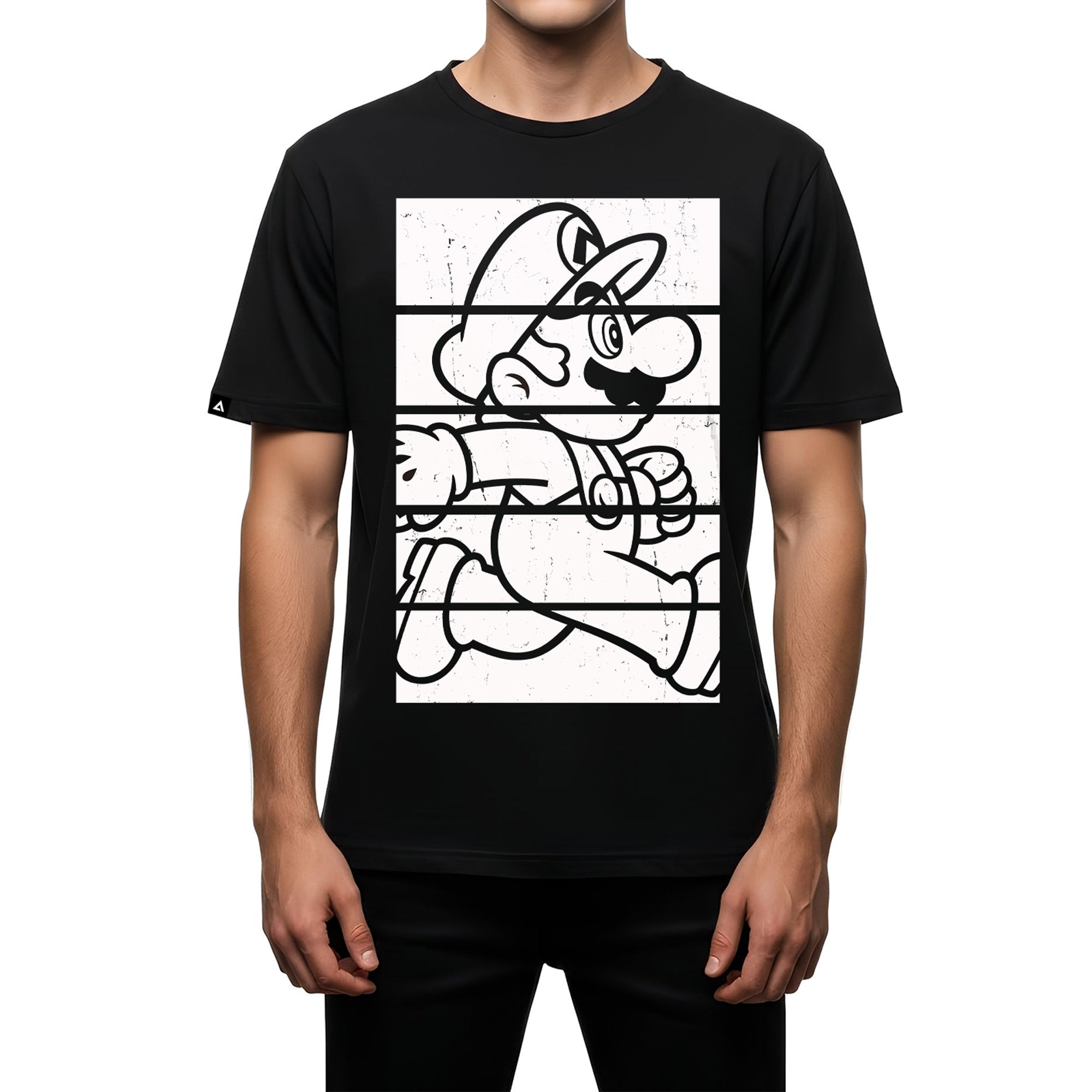 Playera Mario Bros Hombre – Mario Stripes | Estilo Urbano Gamer - Fan Army