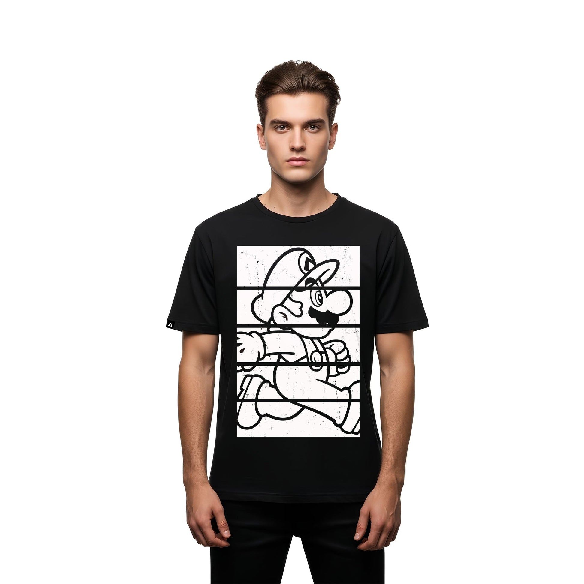 Playera Mario Bros Hombre – Mario Stripes | Estilo Urbano Gamer - Fan Army