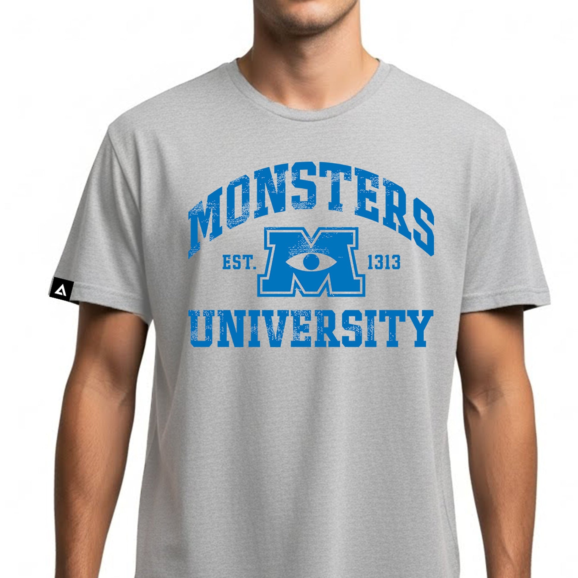 Playera Monsters University Hombre Mujer Gris Disney Pixar Original Est. 1313 - Fan Army