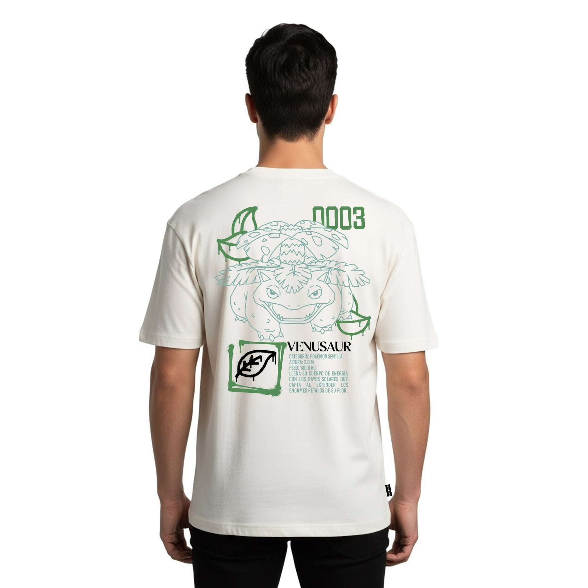 Playera Pokémon Venusaur Graffiti - Fan Army