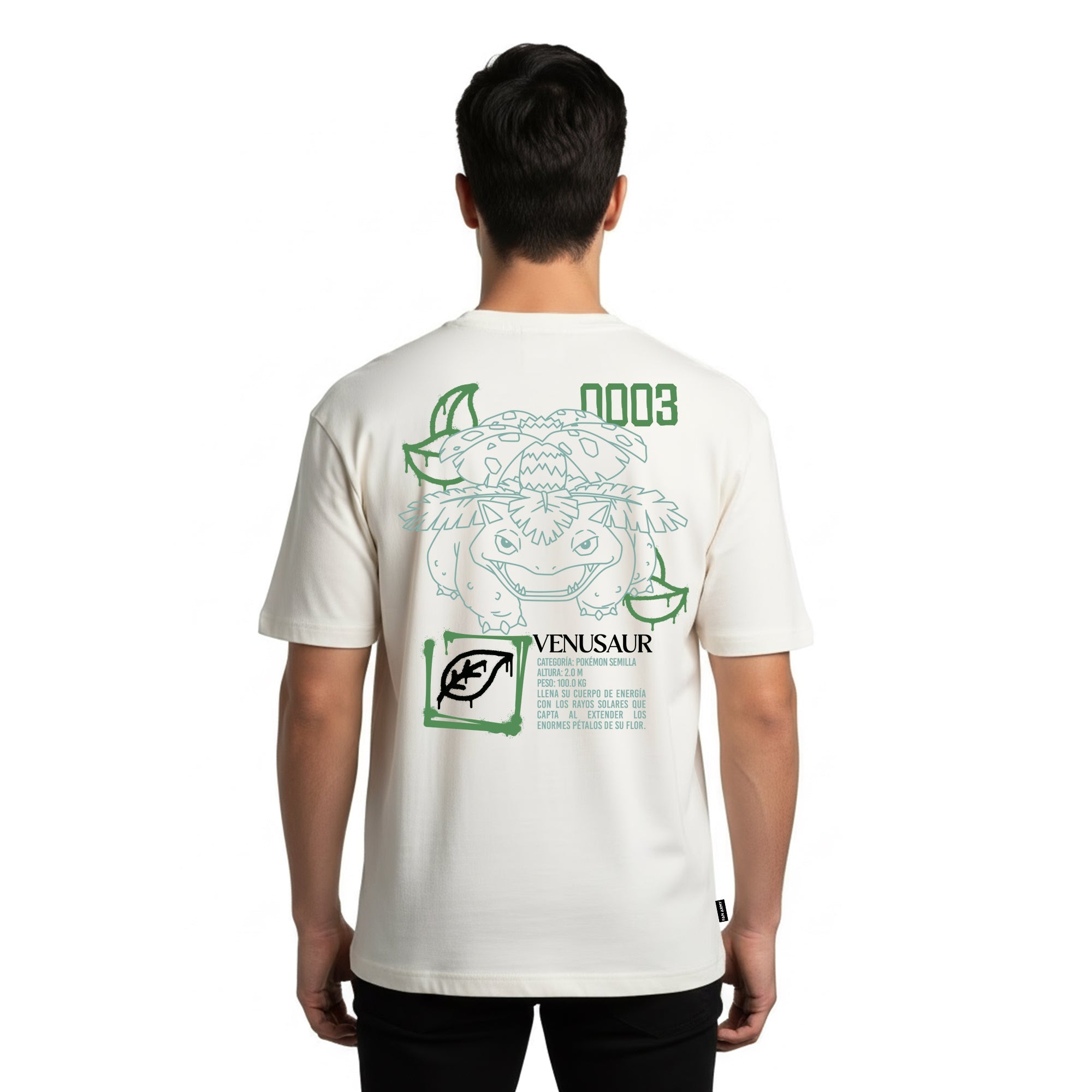 Playera Pokémon Venusaur Graffiti - Fan Army