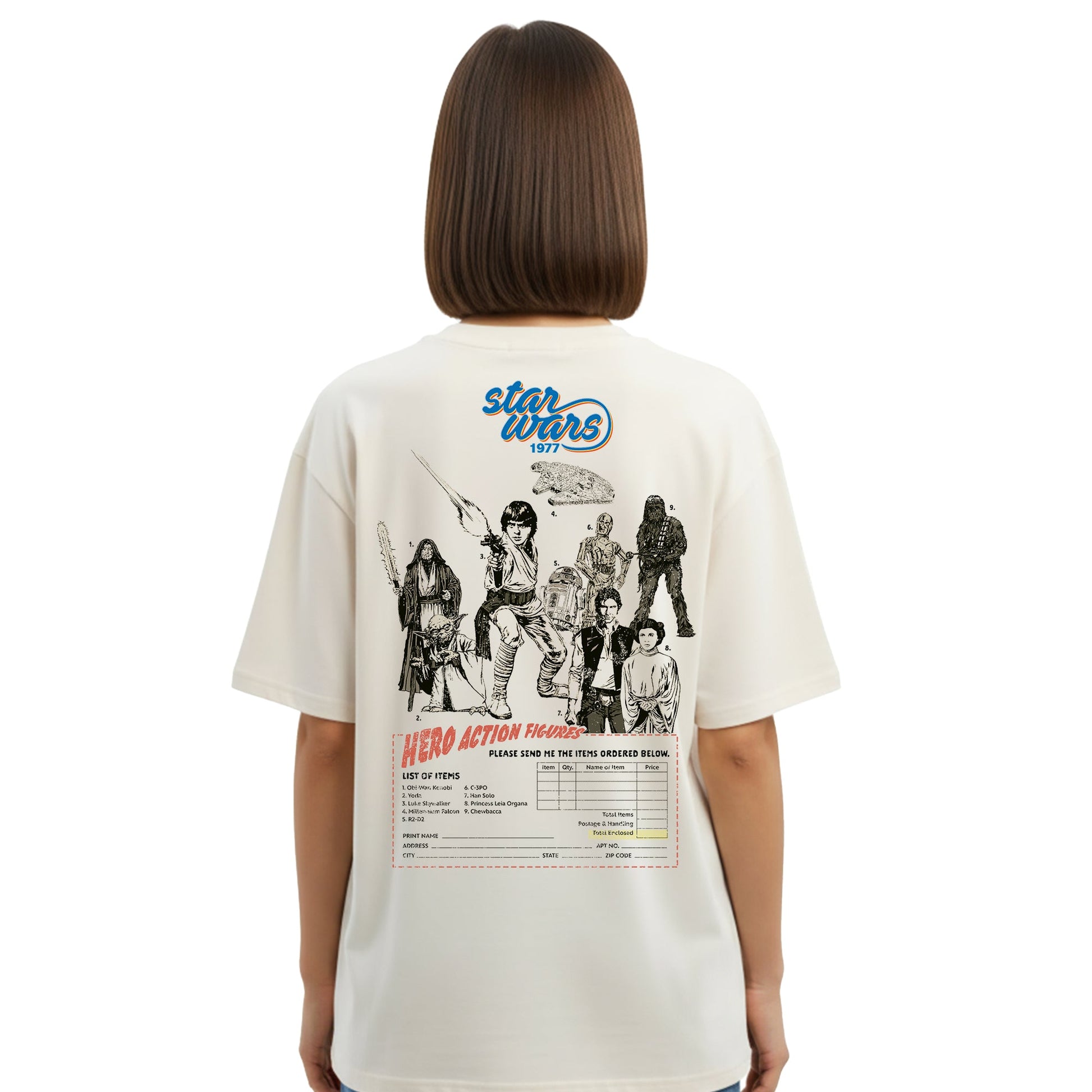 Playera Star Wars Hombre Mujer Arena Disney Original 1977 - Fan Army