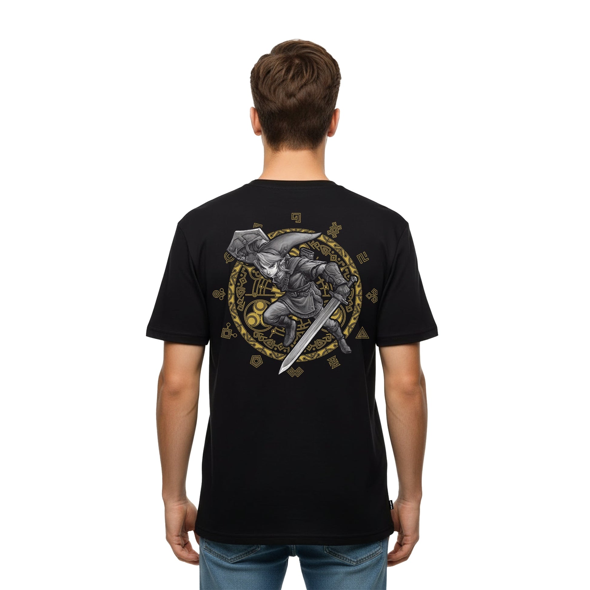 Playera Zelda Hombre Mujer Negro Twilight Hero Nintendo Oficial - Fan Army