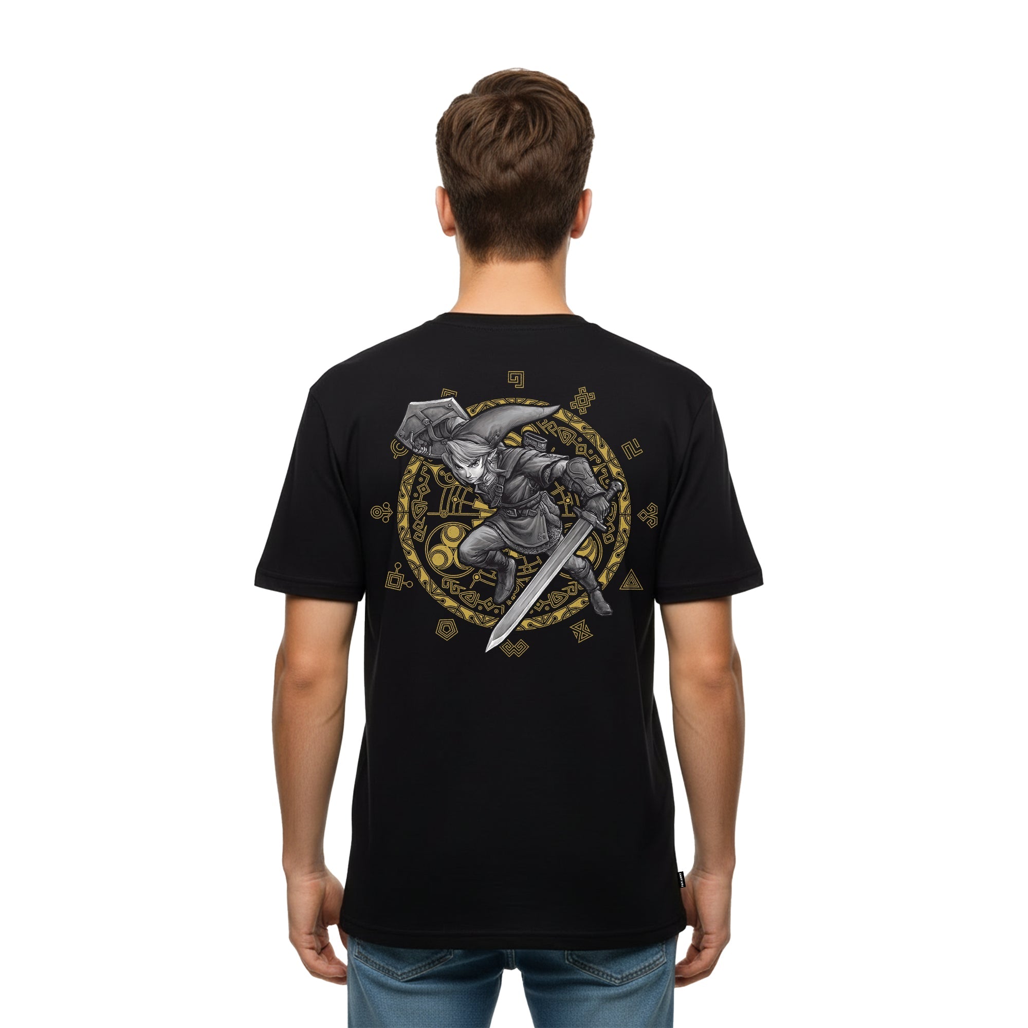 Playera Zelda Hombre Mujer Negro Twilight Hero Nintendo Oficial - Fan Army