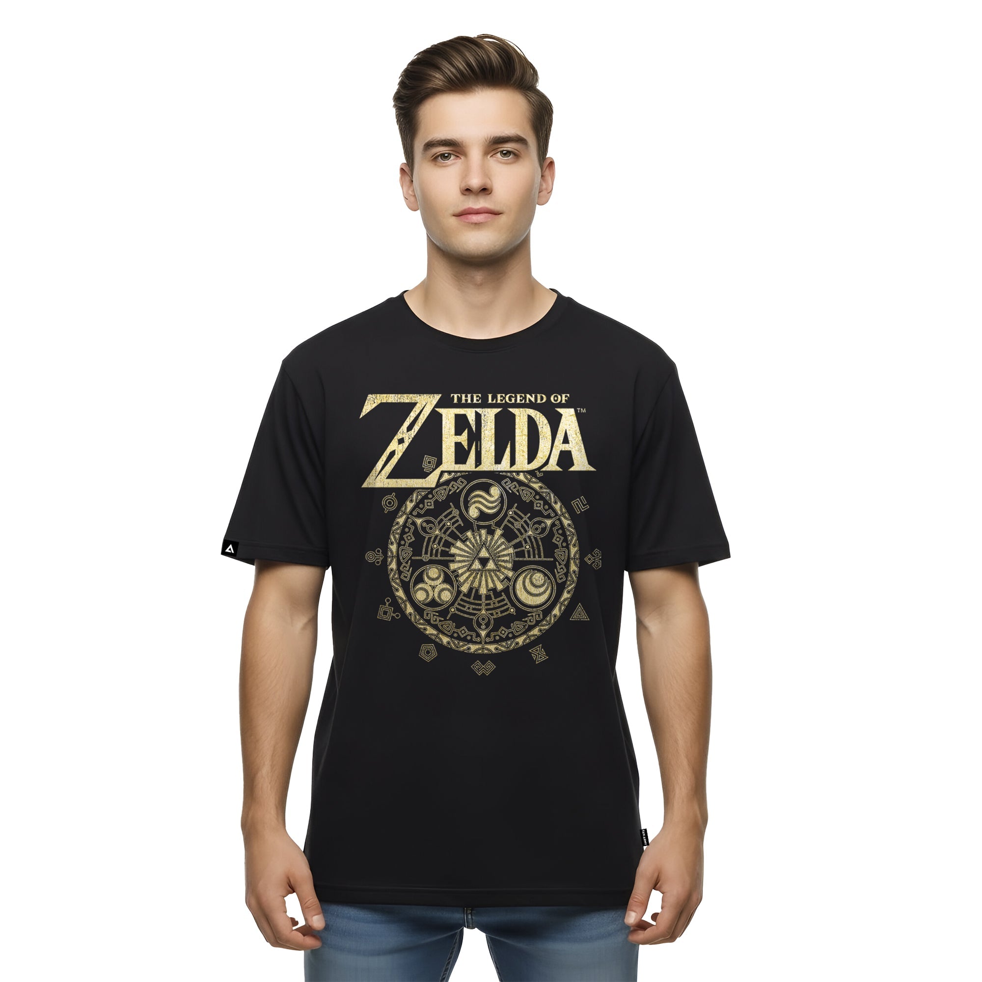 Playera Zelda Hombre Mujer Negro Twilight Hero Nintendo Oficial - Fan Army