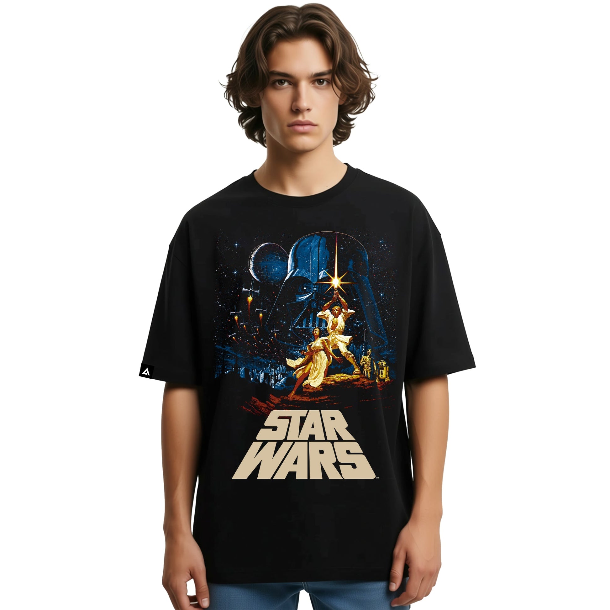 Playera Star Wars Hombre Mujer Negro Disney Original A New Hope - Fan Army