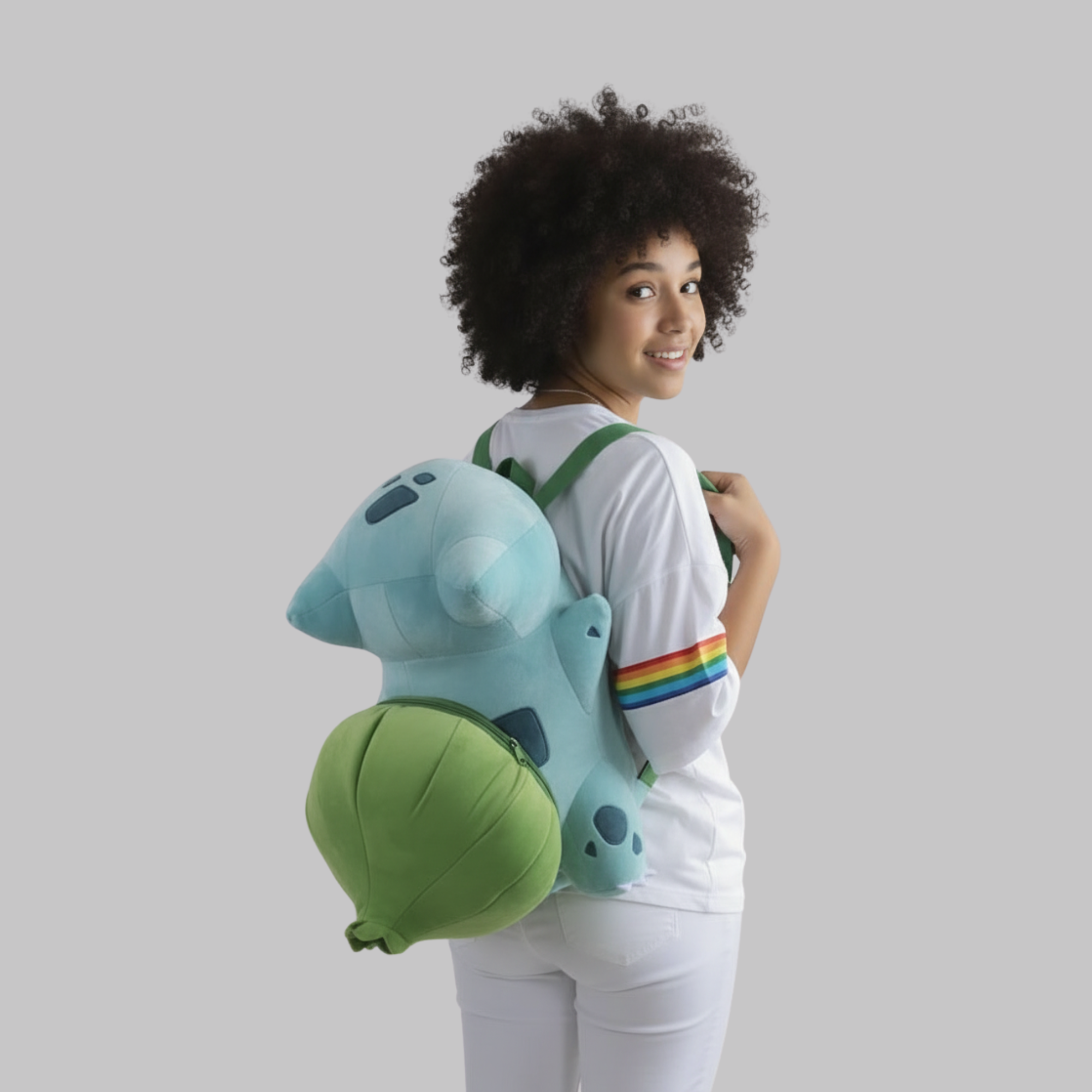 Mochila de Peluche Bulbasaur Pokémon Niños - Fan Army