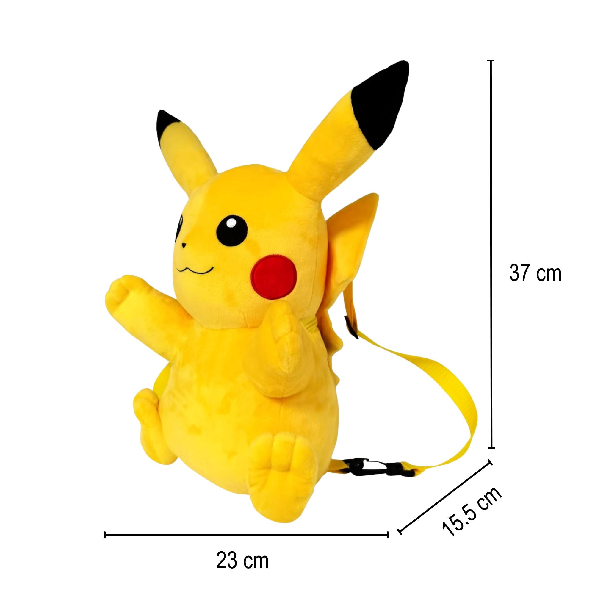 Mochila de Peluche Pikachu Pokémon Niños - Fan Army