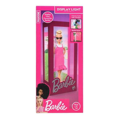 Paladone | Barbie | Vitrina con Luz para Muñeca Barbie, Producto Oficial