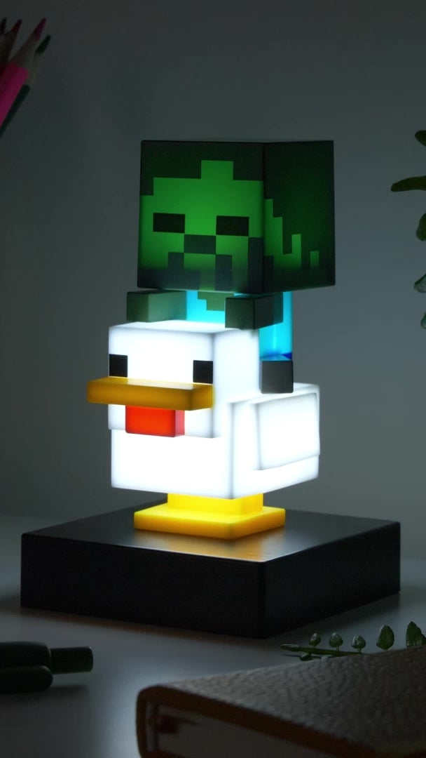 Cargar vídeo: Lámpara Minecraft Baby Zombie LED Icon