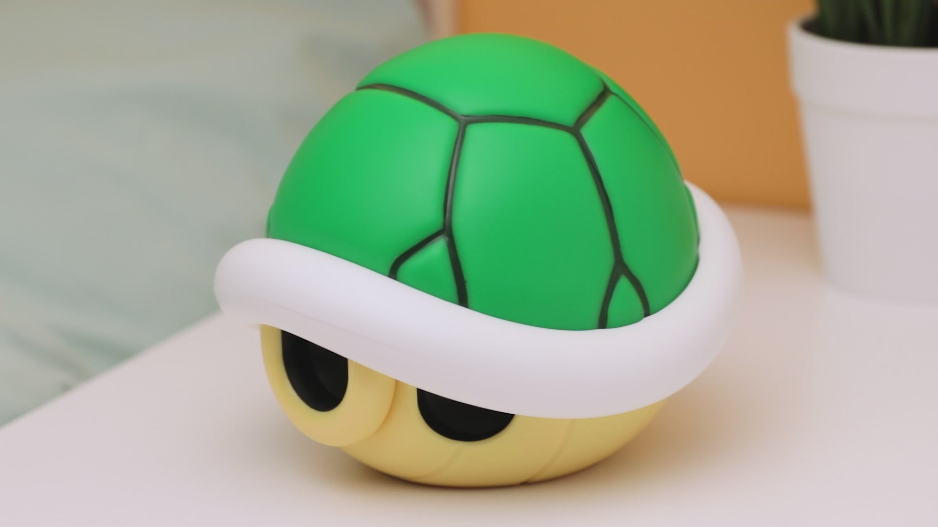 Cargar vídeo: Lámpara Mario Kart Caparazón Verde con Sonido Original