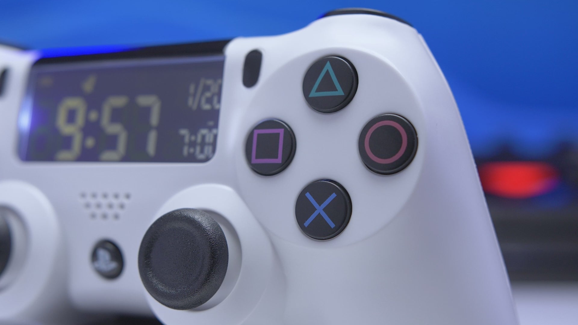 Cargar vídeo: Reloj Despertador Control Playstation Lámpara de Noche Original