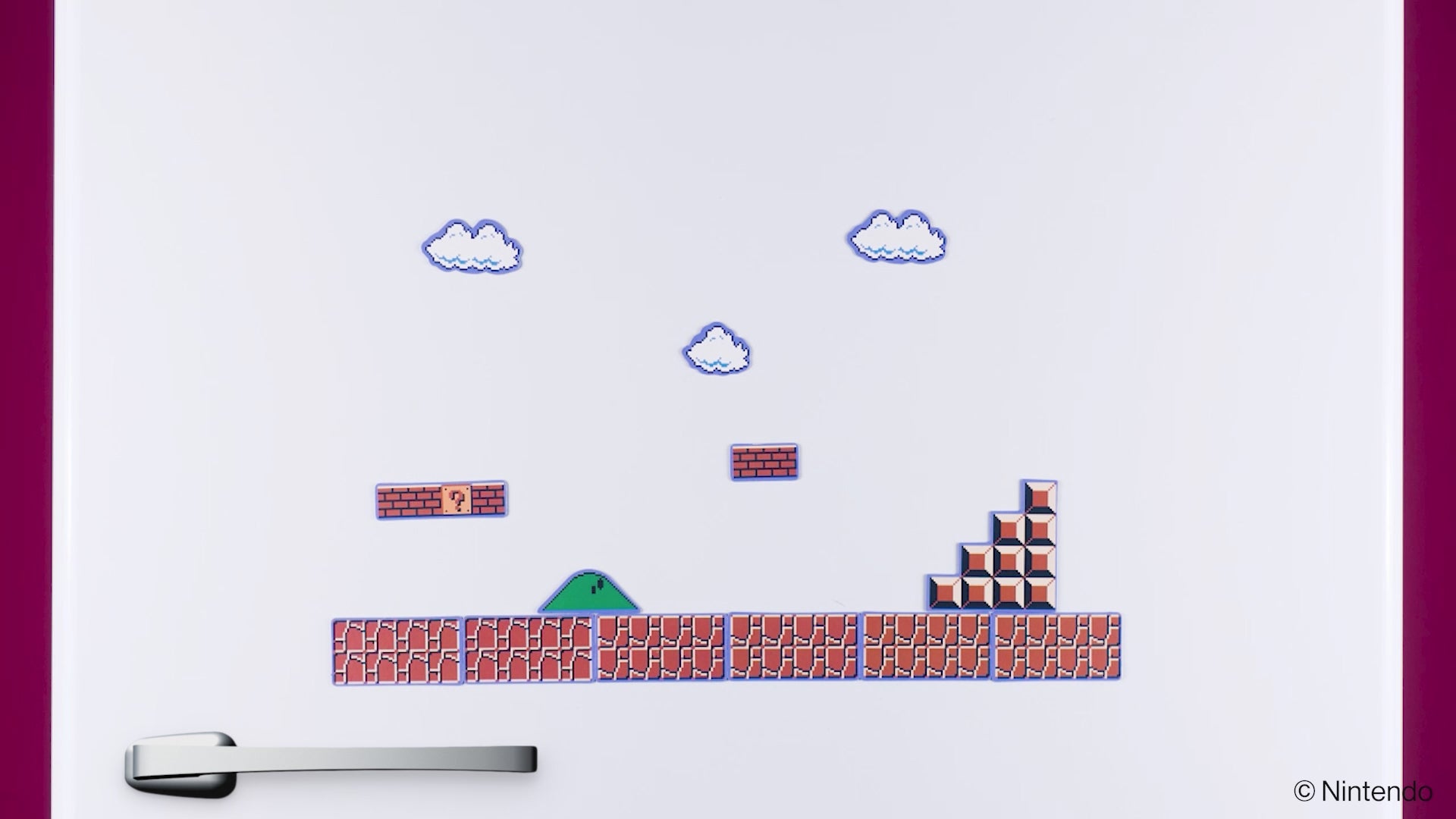 Cargar vídeo: Imanes de Super Mario 80 Piezas para Crear Niveles Original