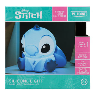 Lámpara de Stitch SquishyGlo Recargable Luz de Noche Original