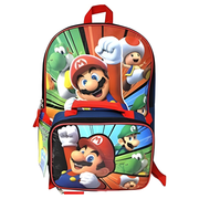 Super Mario Mochila con Lonchera Set 2 Piezas Combo Escolar - Fan Army