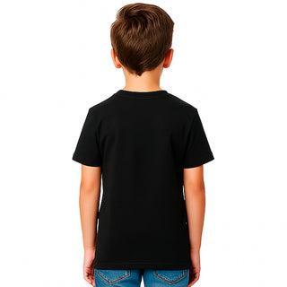 Playera Niño Mario Bros Negro Vintage Nintendo Oficial