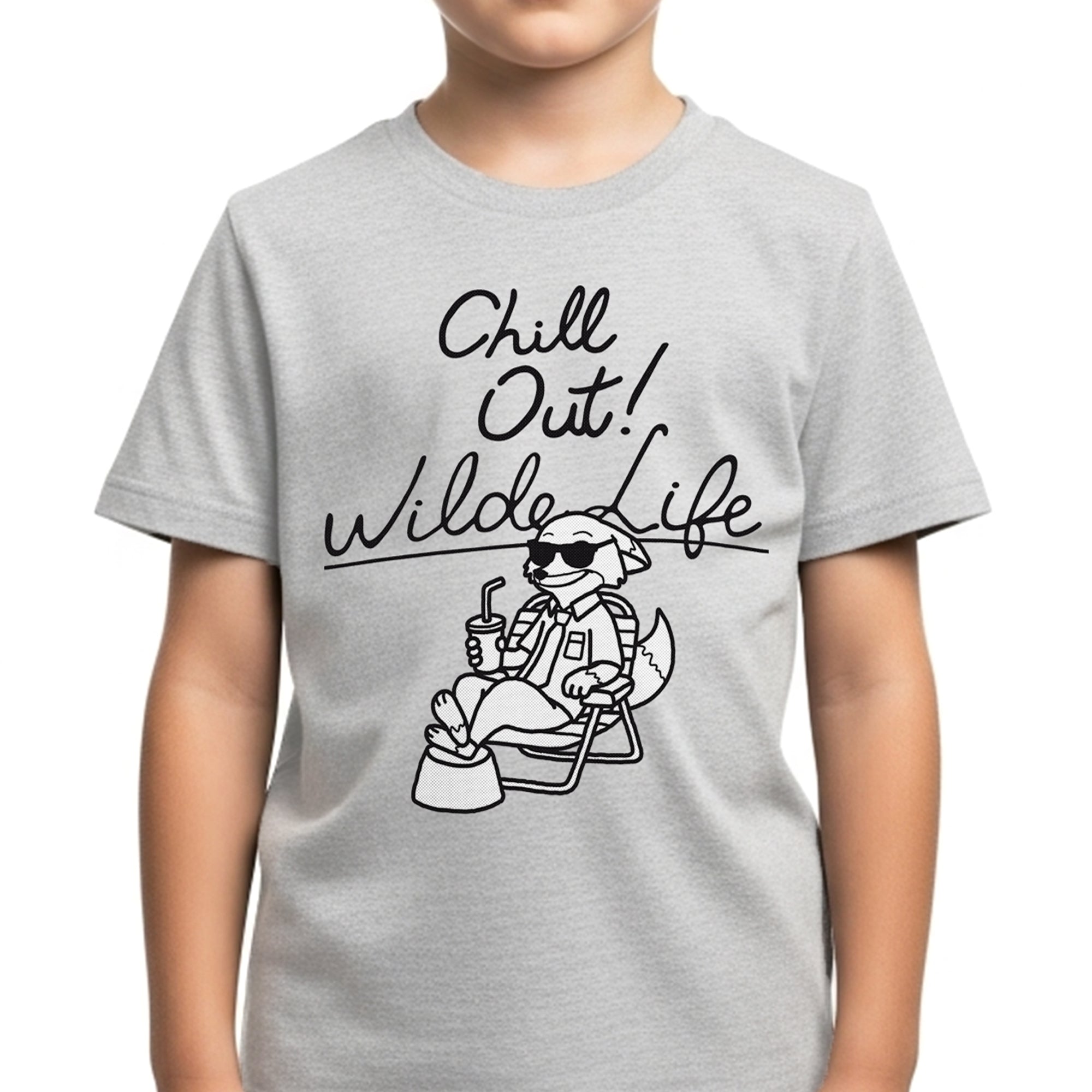 Playera Niño Zootopia Niño Niña Gris Disney Original Chill Out - Fan Army