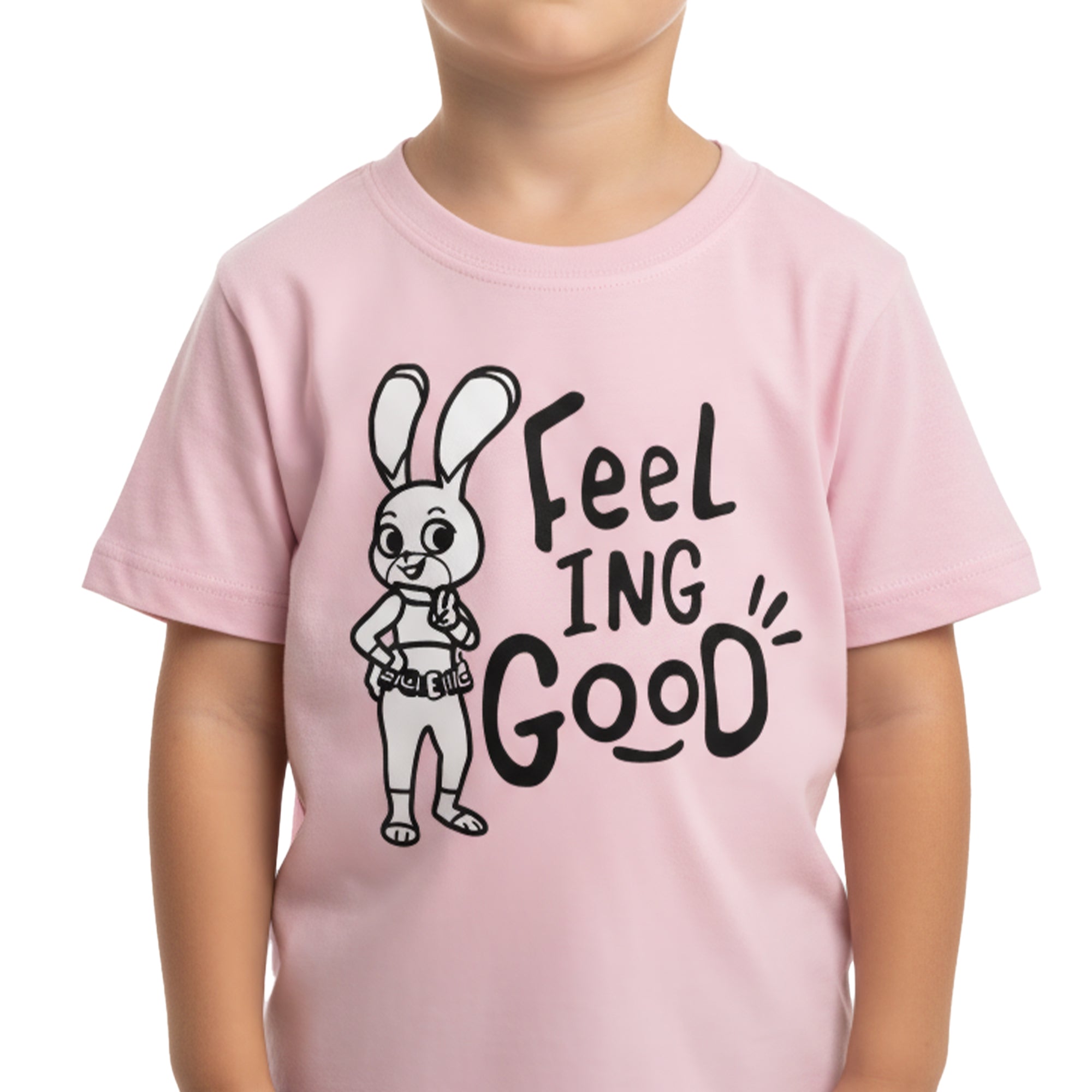 Playera Niño Zootopia Niño Niña Rosa Disney Original Feeling Good - Fan Army