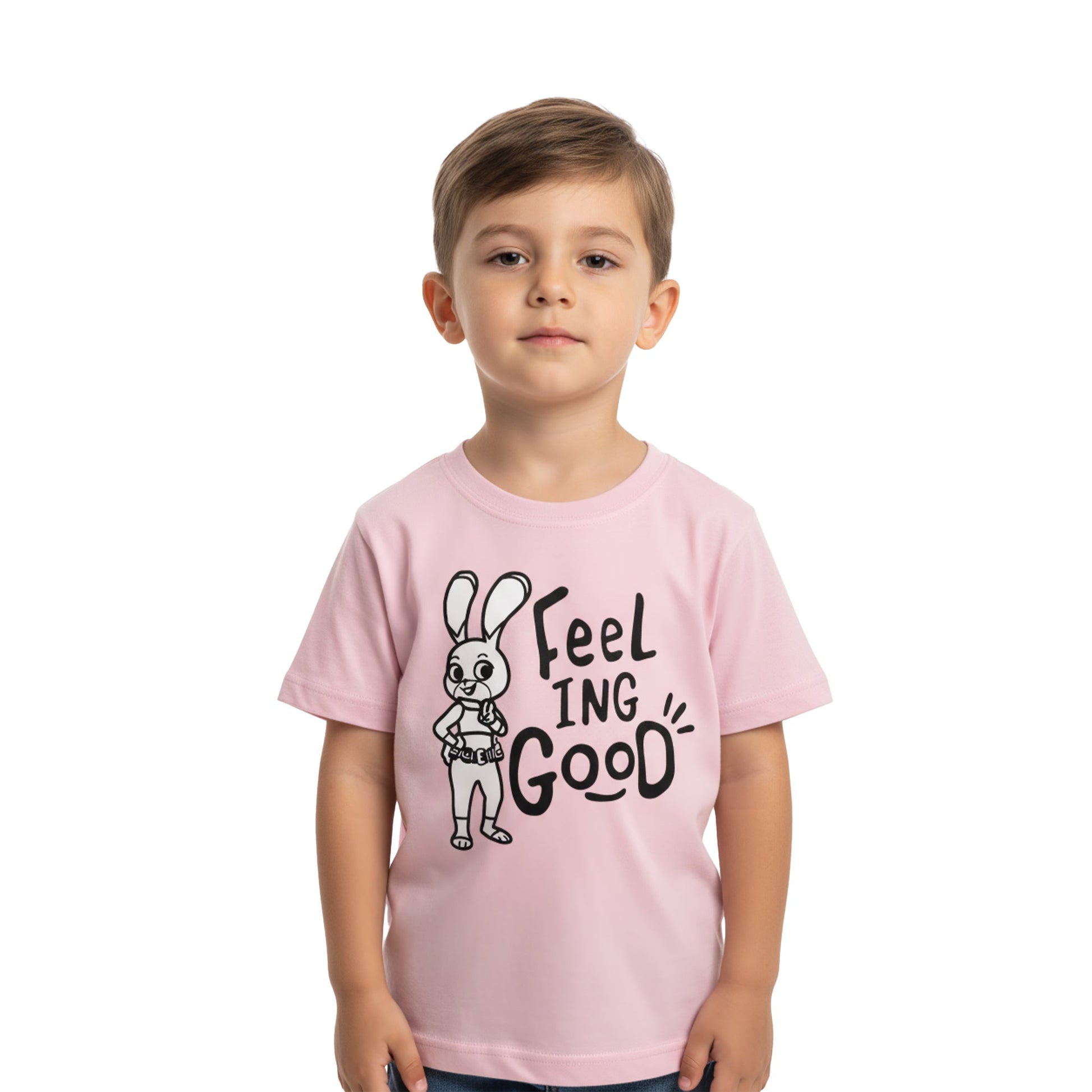 Playera Niño Zootopia Niño Niña Rosa Disney Original Feeling Good - Fan Army