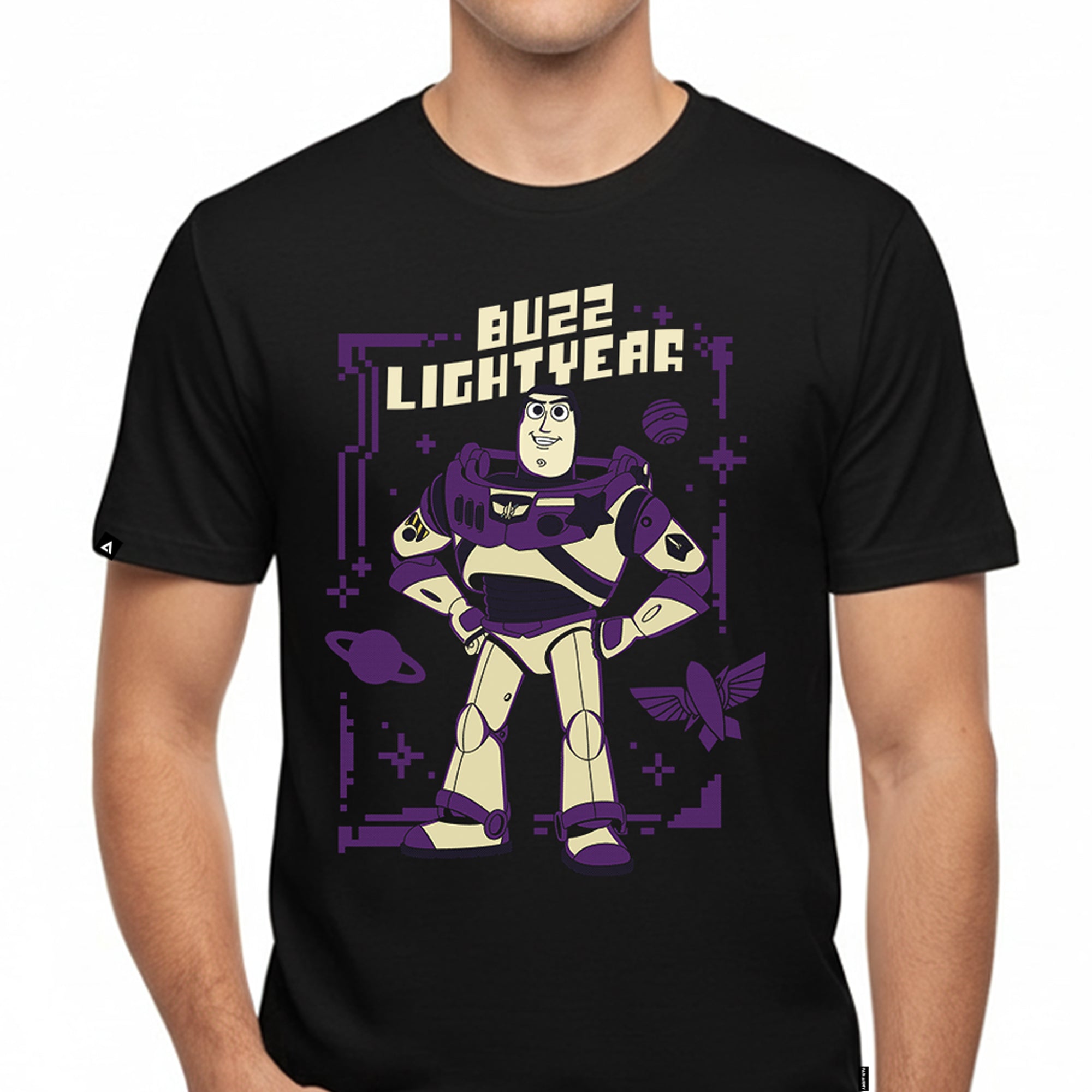 Playera Toy Story Hombre Mujer Negro Disney Pixar Original Buzz Lightyear - Fan Army