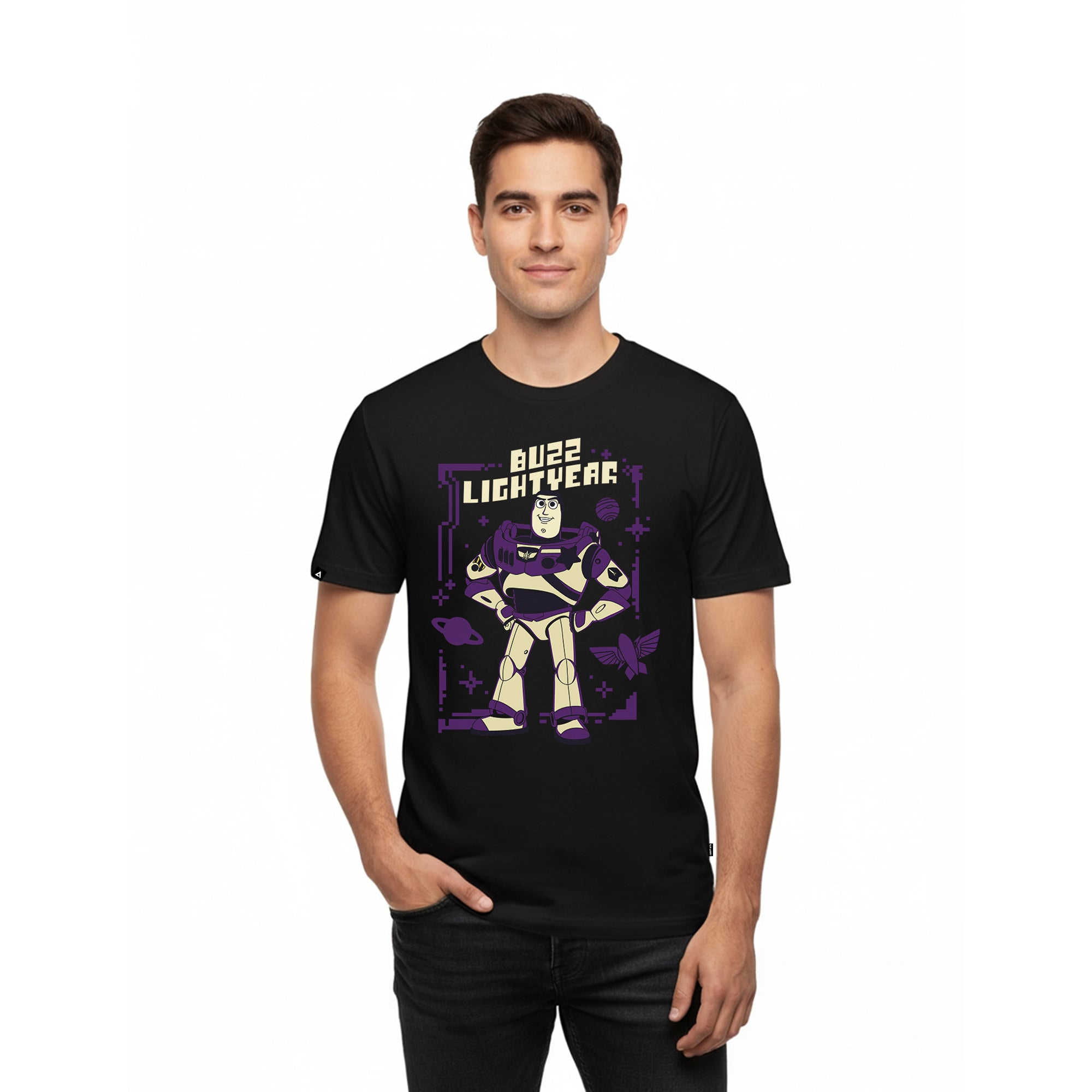 Playera Toy Story Hombre Mujer Negro Disney Pixar Original Buzz Lightyear - Fan Army