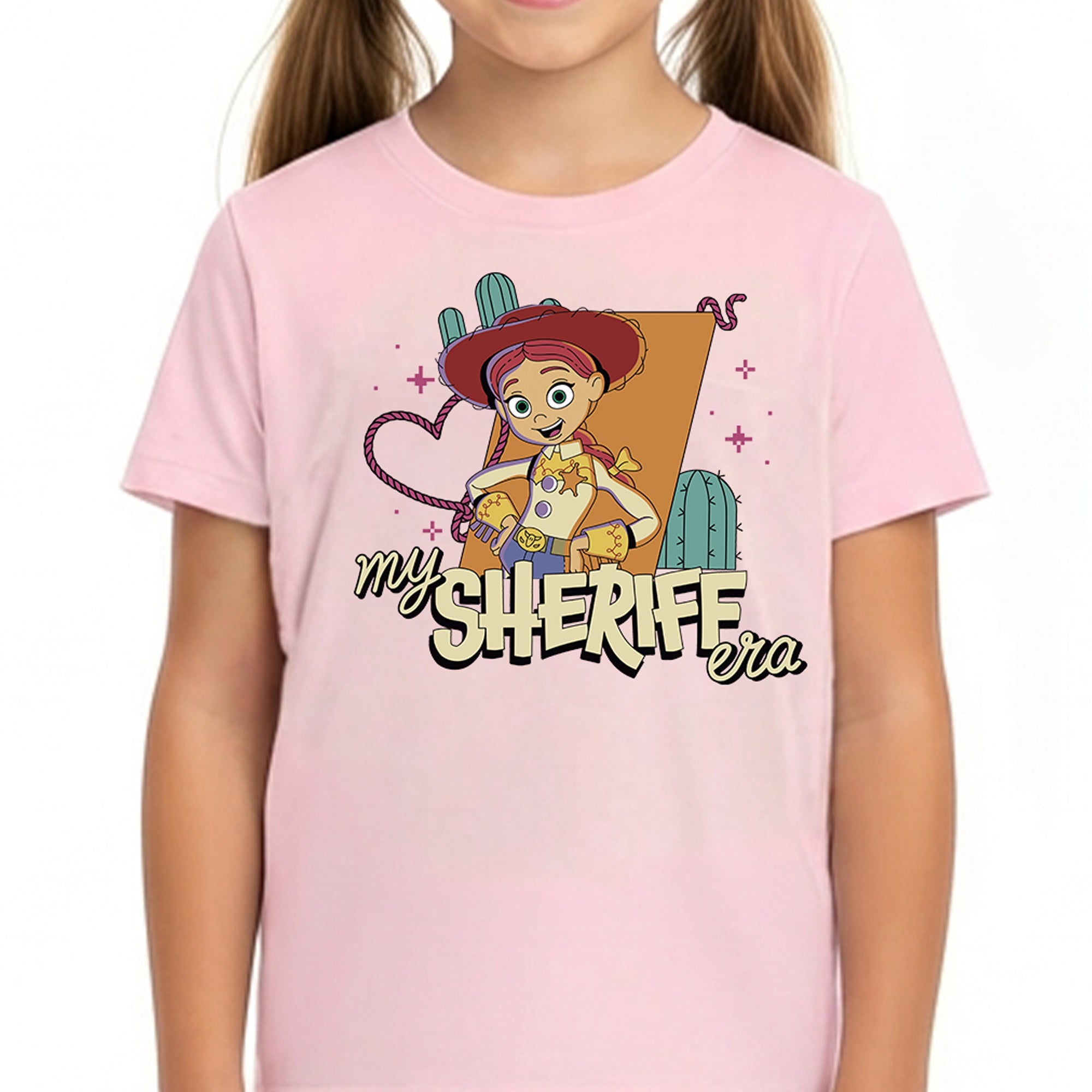 Playera Niño Toy Story Niño Niña Rosa Disney Pixar Original My Sheriff Era - Fan Army