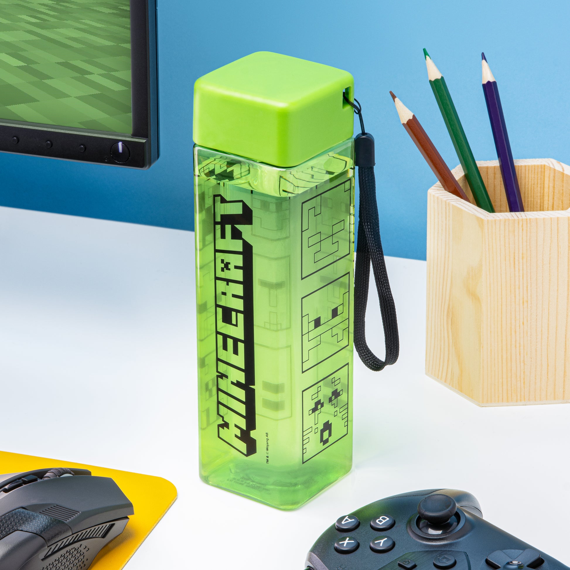 Botella de Minecraft Creeper - Fan Army