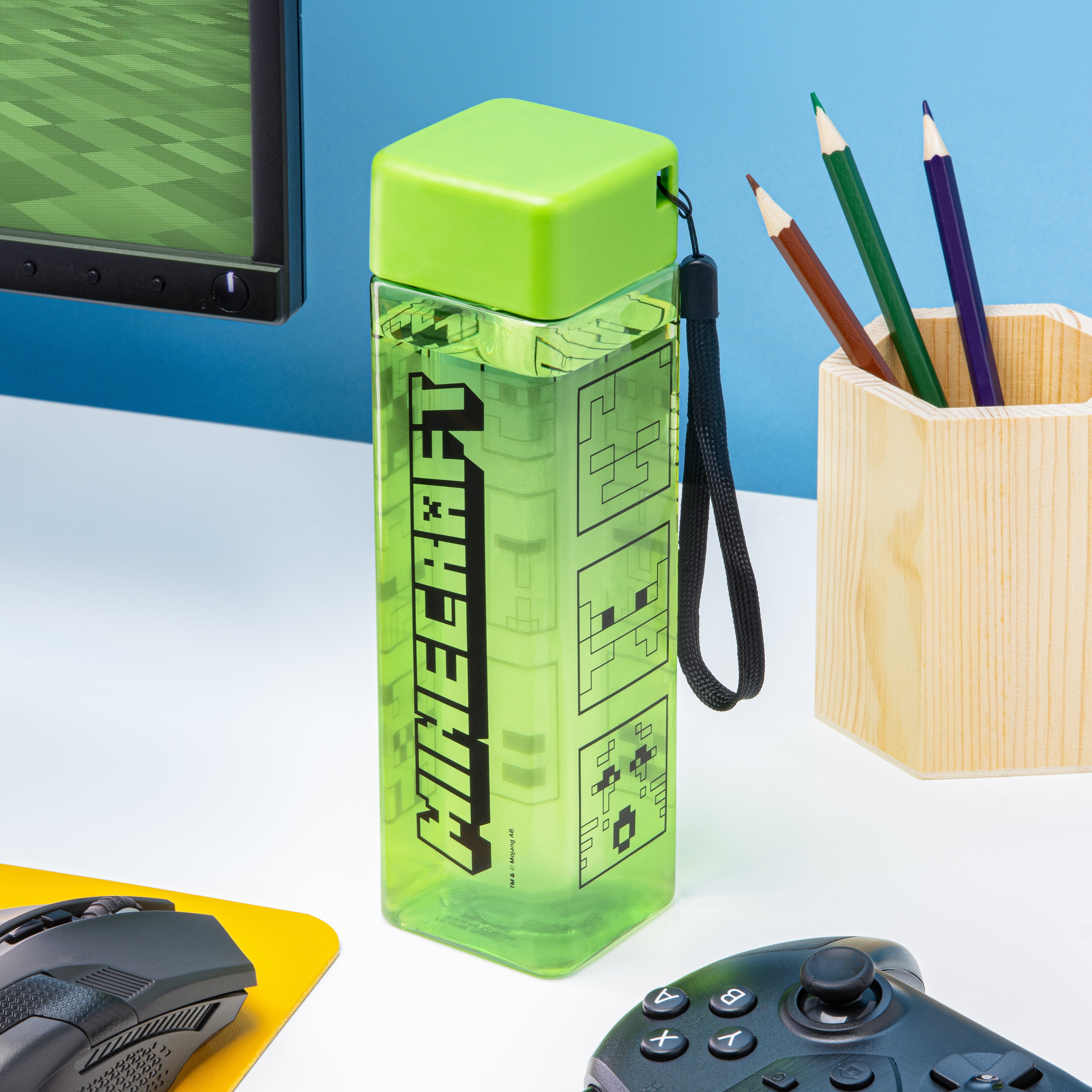 Botella de Minecraft Creeper - Fan Army