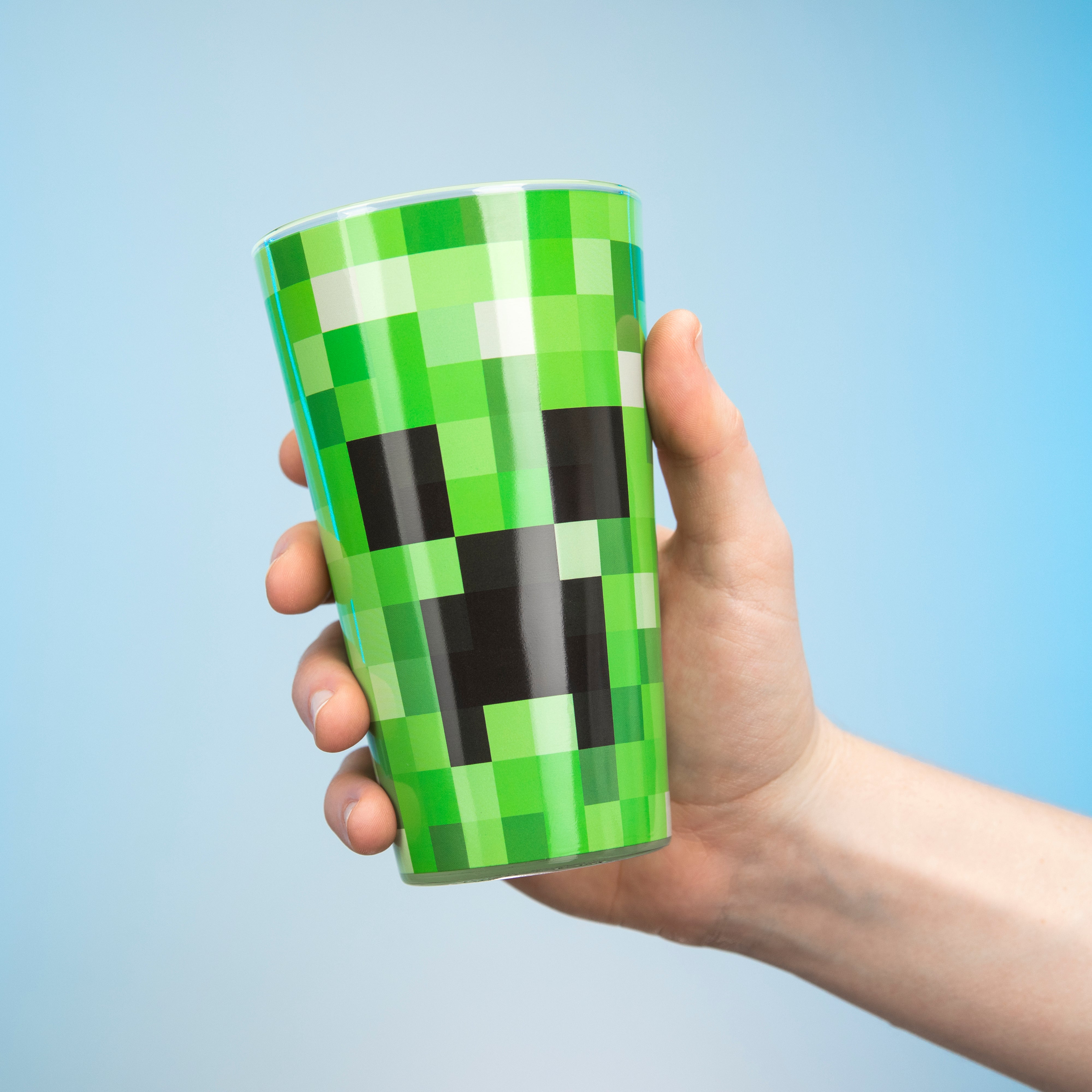 Vaso de Vidrio Creeper de Minecraft Termo Original - Fan Army