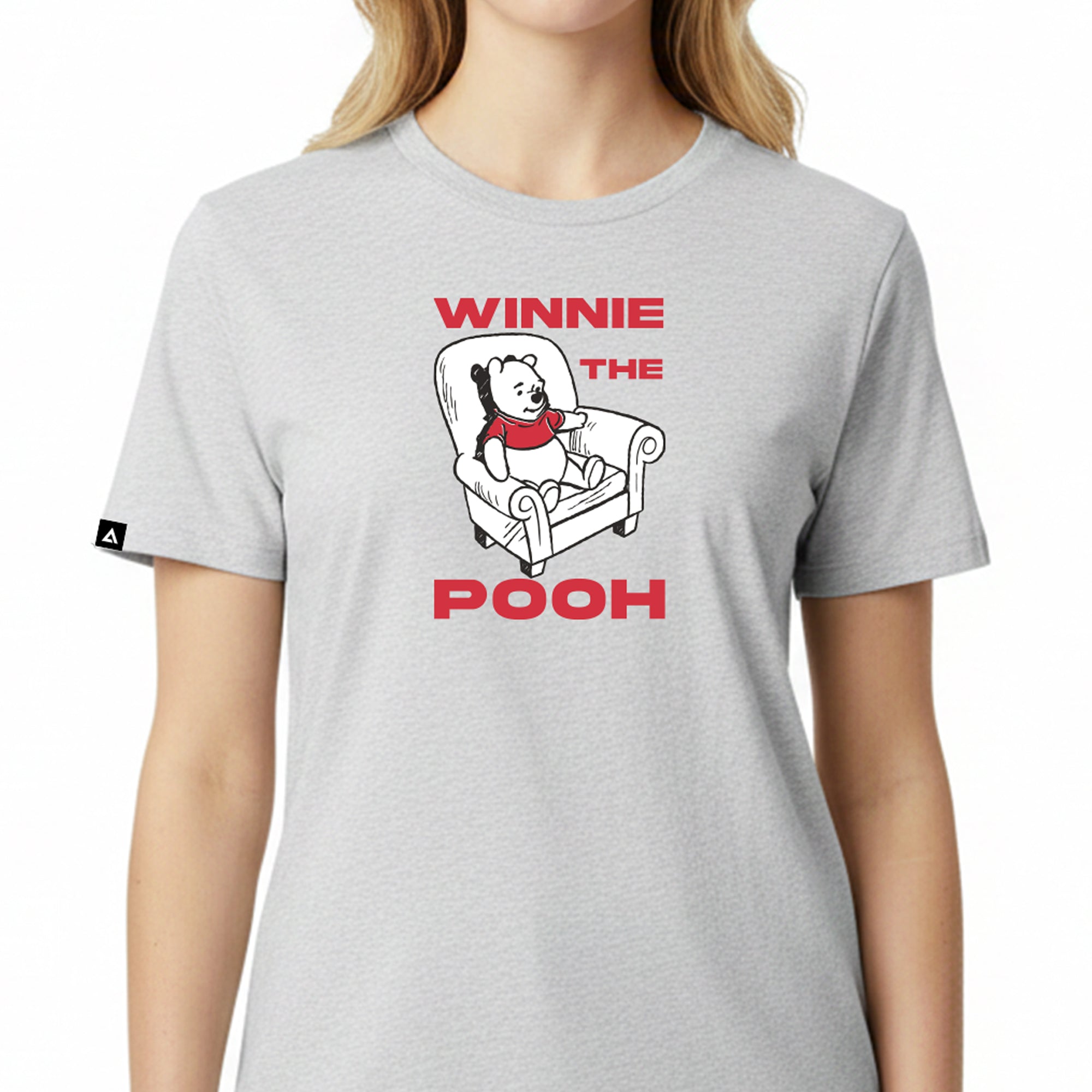 Playera Winnie the Pooh Hombre Mujer Gris Clásicos Disney Original Comic